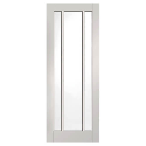 XL Joinery Worcester Painted Glacier White 3-Lites Internal Glazed Fire Door