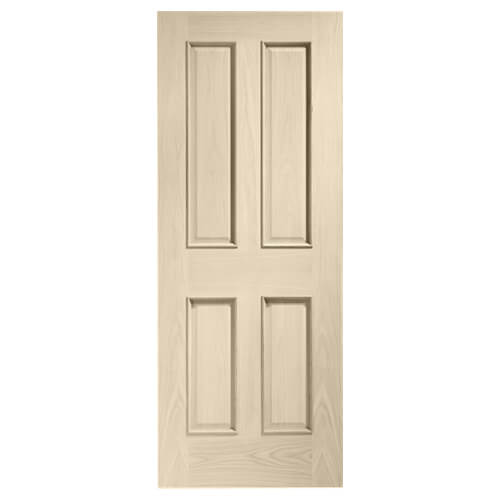 XL Joinery Victorian Blanco Oak 4-Panels With Raised Moulding Internal Fire Door
