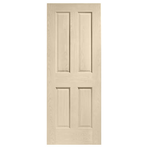 XL Joinery Victorian Blanco Oak 4-Panels Internal Door