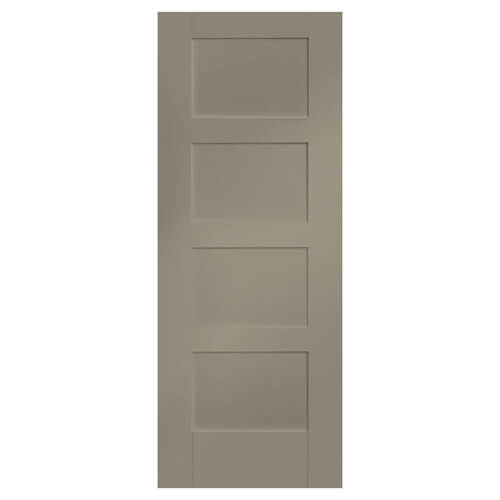 XL Joinery Shaker Painted Slate 4-Panels Internal Door