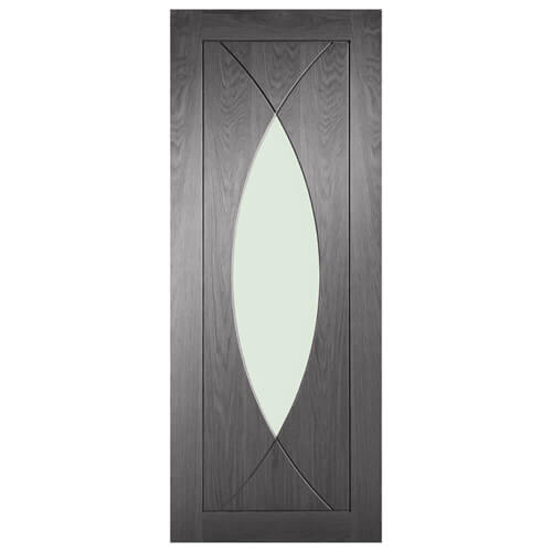 XL Joinery Pesaro Americano Oak 4-Panels 1-Lite Internal Glazed Door