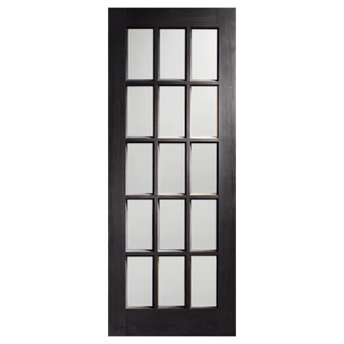 XL Joinery SA77 Americano Oak 15-Lites Internal Glazed Door