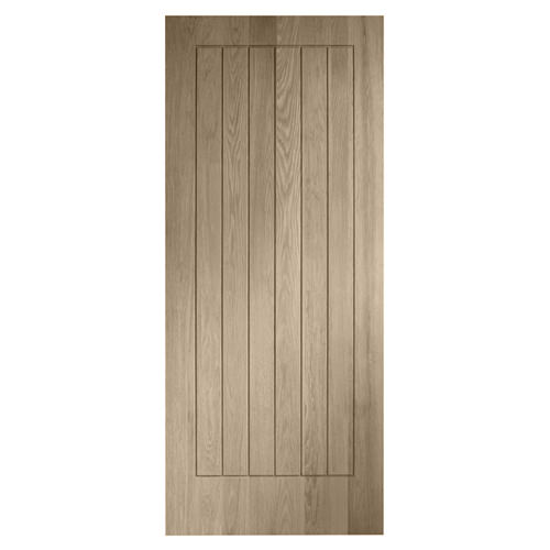XL Joinery Suffolk Statement Crema Oak 6-Panels Internal Door