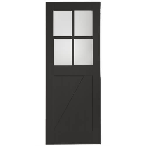 XL Joinery Cottage Painted Cosmos 1-Panel 4-Lites Internal Glazed Door