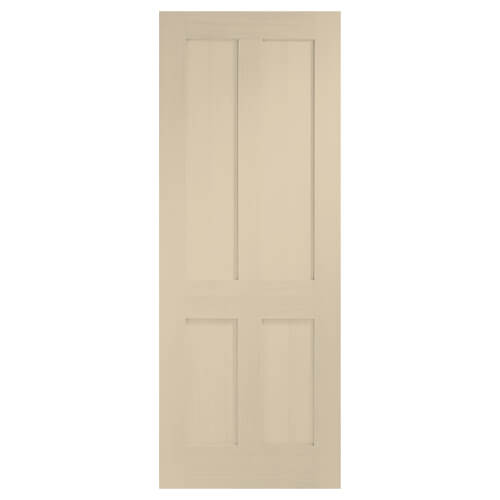 XL-Joinery Victorian Shaker Blanco Oak 4-Panels Internal Door