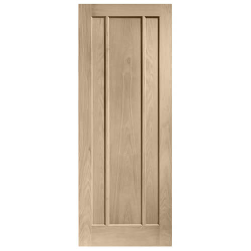 XL Joinery Worcester Latte Oak 3-Panels Internal Fire Door