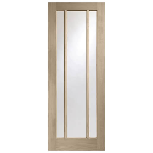 XL Joinery Worcester Crema Oak 3-Lites Internal Glazed Fire Door