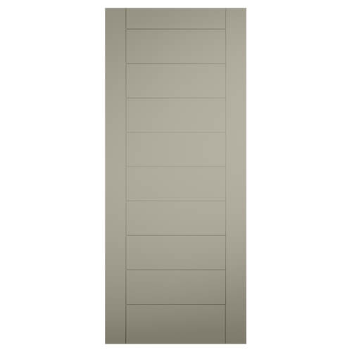 XL Joinery Tricoya Modena Painted Pebble Grey 10-Panels External Door