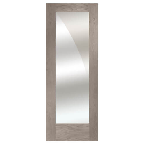 XL Joinery Pattern 10 Cappuccino Oak 1-Lite Internal Mirror Glazed Door