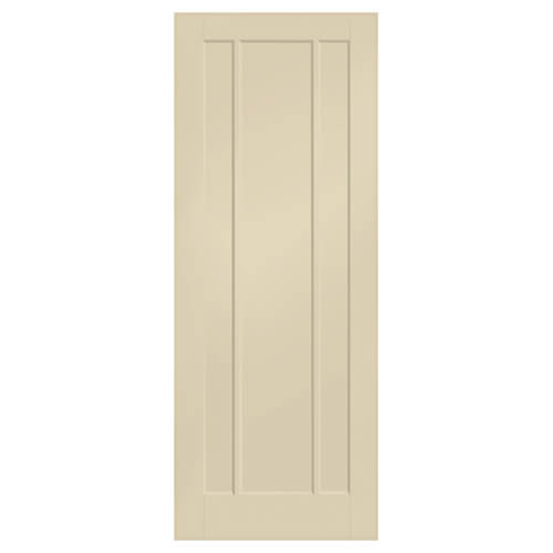 XL Joinery Worcester Painted Chantilly 3-Panels Internal Fire Door