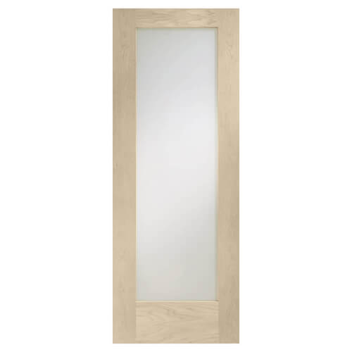 XL Joinery Pattern 10 Blanco Oak 1-Lite Internal Obscure Glazed Door