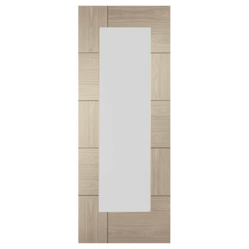 XL Joinery Ravenna Blanco Oak 10-Panels 1-Lite Internal Glazed Door