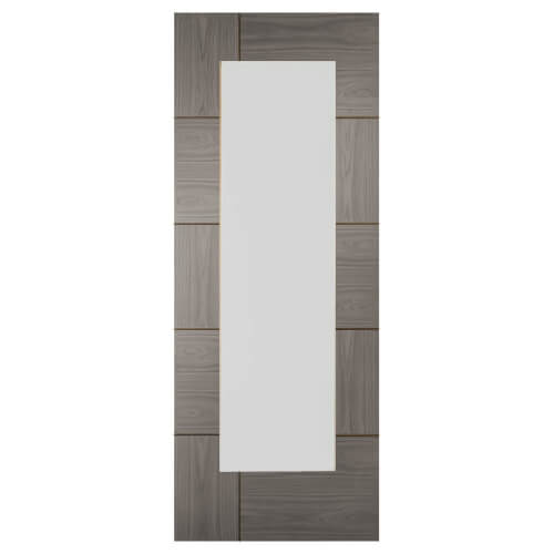 XL Joinery Ravenna Cappuccino Oak 10-Panels 1-Lite Internal Glazed Door