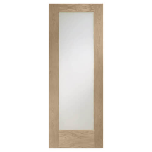 XL Joinery Pattern 10 Latte Oak 1-Lite Internal Obscure Glazed Door