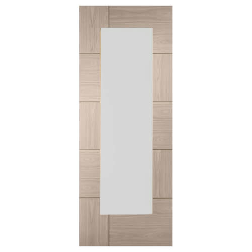XL Joinery Ravenna Latte Oak 10-Panels 1-Lite Internal Glazed Door