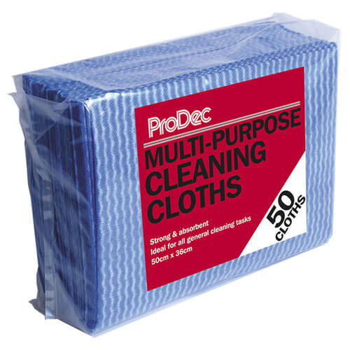 ProDec 50cm x 36cm Multi Purpose Cleaning Cloths