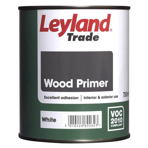 Leyland Trade Wood Primer Paint White
