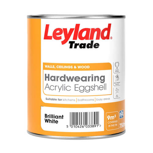 Leyland Hardwearing Acrylic Eggshell Paint