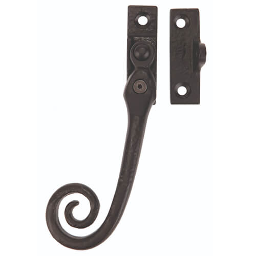 Carlisle Brass Ludlow Black Antique Curly Tail Locking Casement Window Fastener
