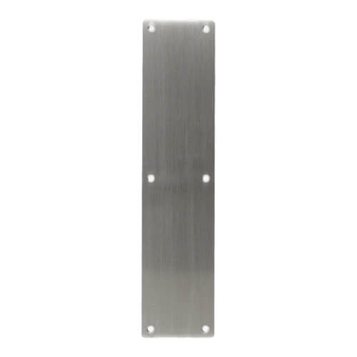 Deanta Push Plate 80 x 350mm Satin Stainless Steel