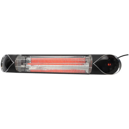 Radiant Flare Wall Mounted Patio Heater With Remote Control