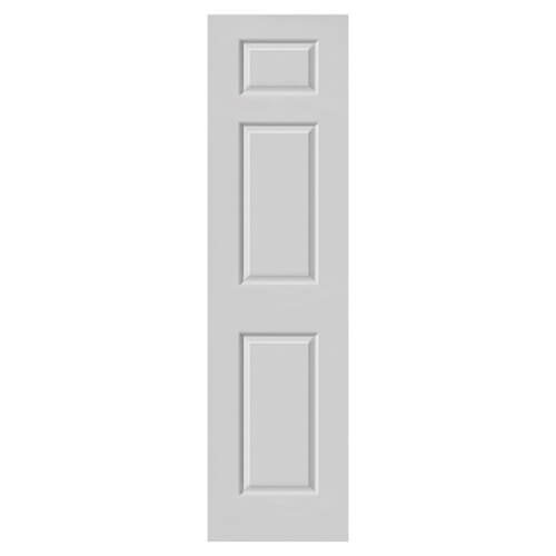 JB Kind Colonist White Primed Grained 3-Panels Internal Door