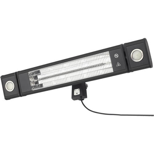 Radiant Blaze Wall Mounted Patio Heater With LED Lights