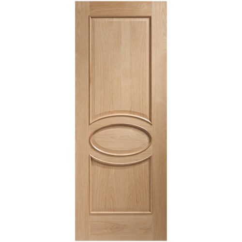 XL Joinery Calabria Clear Lacquer Oak 3-Panels Internal Door