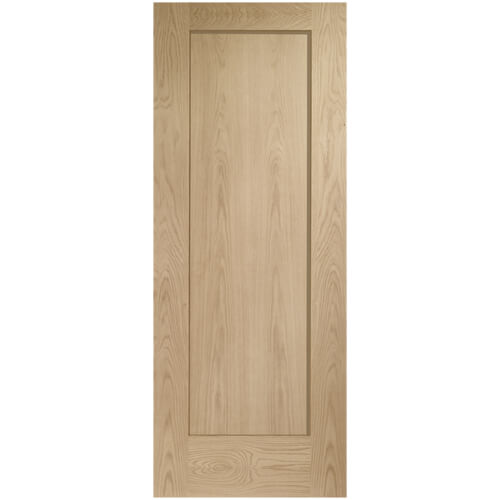 XL Joinery Pattern 10 Clear Lacquer Oak 1-Panel Internal Door