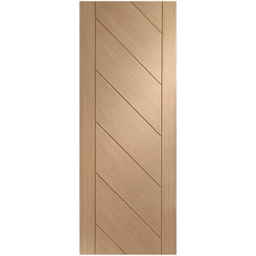 XL Joinery Monza Clear Lacquer Oak 7-Panels Internal Door