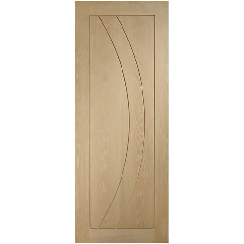 XL Joinery Salerno Clear Lacquer Oak 3-Panels Internal Fire Door