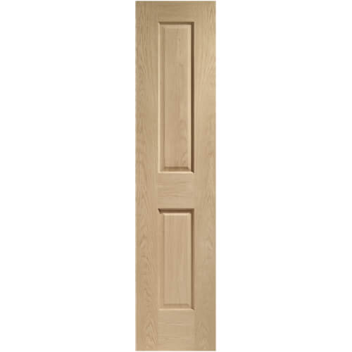 XL Joinery Victorian Clear Lacquer Oak 2-Panels Internal Door