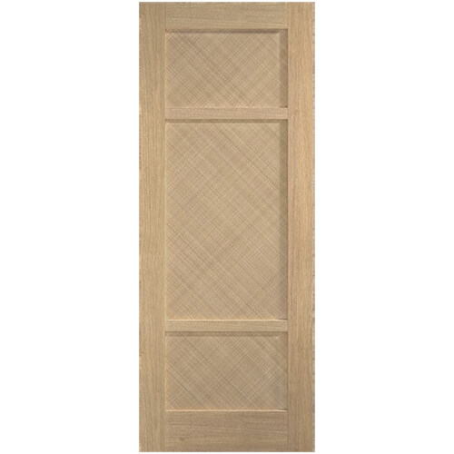 LPD Alvin Pre-finished Oak 3-Panels Internal Door