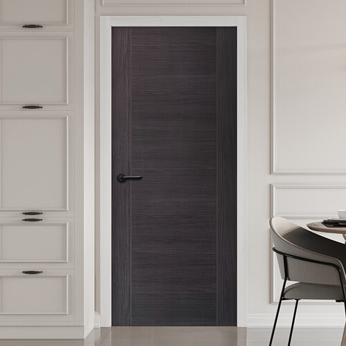 XL Joinery Forli Laminate Umber Grey 7-Panels Internal Door