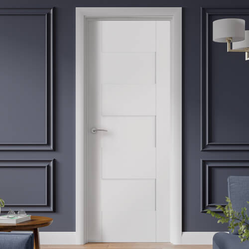 XL Joinery Perugia Pre-Finished White 3-Panels Internal Door