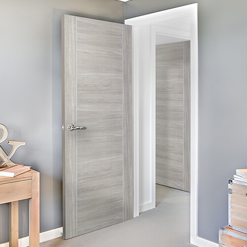 XL Joinery Forli White Grey Laminate Internal Door