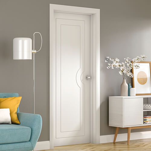 XL Joinery Potenza Pre-Finished White 2-Panels Internal Door
