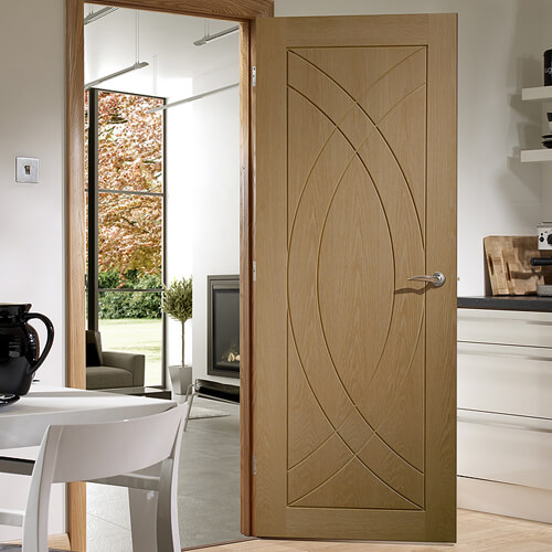 XL Joinery Treviso Un-Finished Oak 1-Panel Internal Door