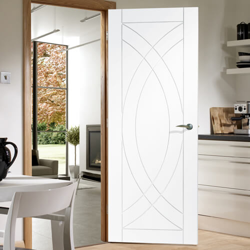 XL Joinery Treviso White Primed 1-Panel Internal Door
