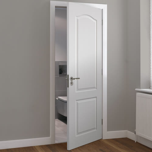 JB Kind Classique White Primed 2-Panels Internal Fire Door