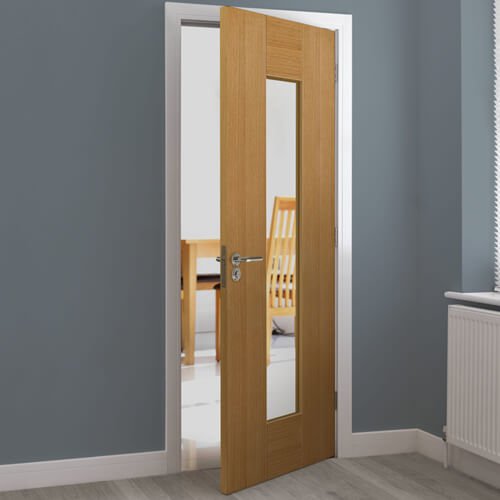 JB Kind Axis Pre-Finished Oak 1-Lite Internal Glazed Door