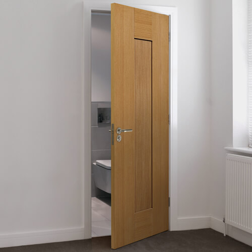 JB Kind Axis Pre-Finished Oak 1-Panel Internal Door