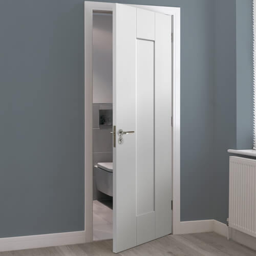 JB Kind Axis White Primed 1-Panel Internal Door