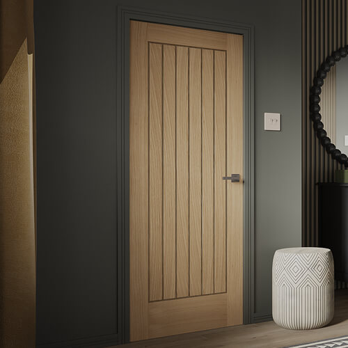 XL Joinery Suffolk Essential Un-Finished Oak Internal Door