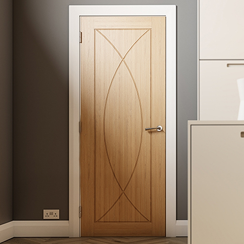 Deanta Amalfi Pre-Finished Oak 5-Panels Internal Door