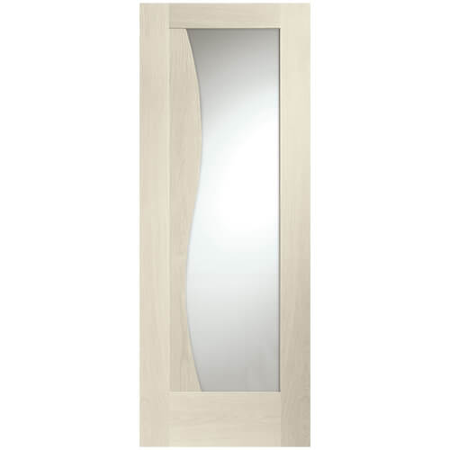 XL Joinery Emilia Blanco Oak 1-Panel 1-Lite Internal Glazed Door