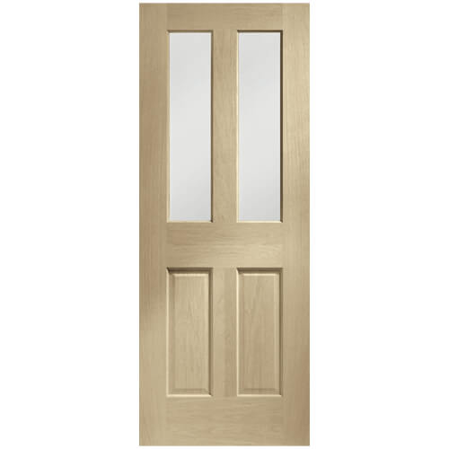 XL Joinery Malton Latte Oak Internal Glazed Fire Door