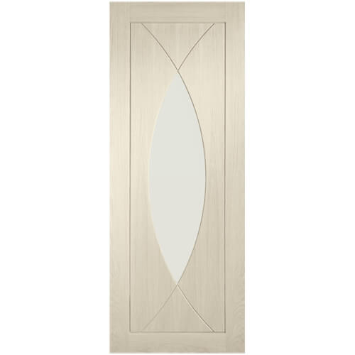 XL Joinery Pesaro Blanco Oak 4-Panels 1-Lite Internal Glazed Door