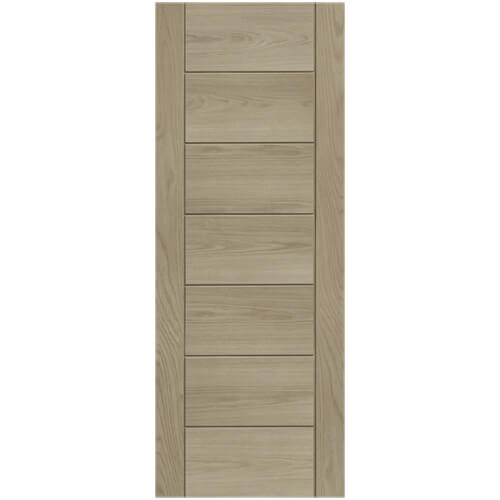 XL Joinery Palermo Essential Crema Oak 7-Panels Internal Fire Door