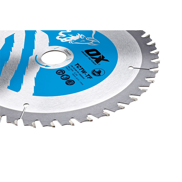 Ox Tools Wood Cutting Thin Kerf Circular Saw Blade 20 Teeth